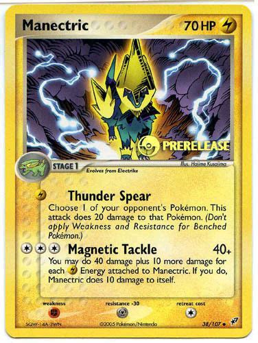 Manectric 38/107 Prerelease Pokemon Card – DJS Pokemon Cards