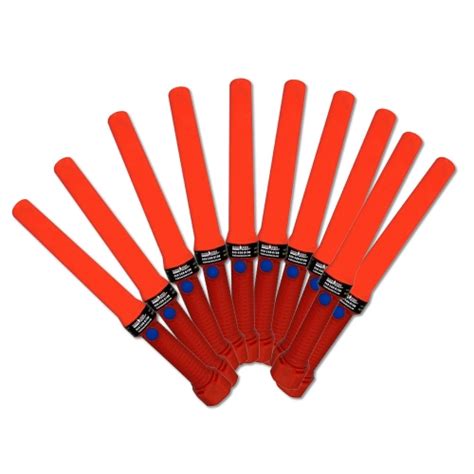 Heavy Duty Airplane Marshalling Wand L8960-10 Bundle