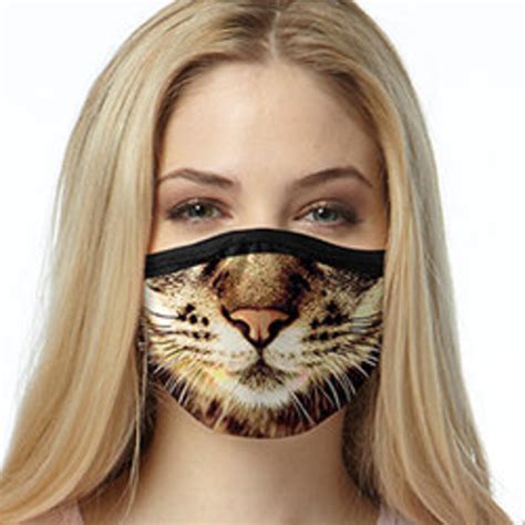 CAT Face Mask Face Masks Cover Your Face People - Etsy