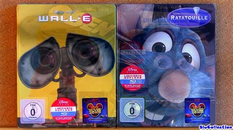 Pixar Blu Ray Steelbooks Up Monsters Inc Wall E And Ratatouille