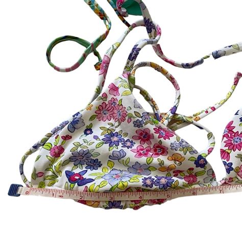 Hurley Swim Hurley Loveshackfancy X Hurley Sunny Meadow Reversible Bikini Set Nwt Poshmark