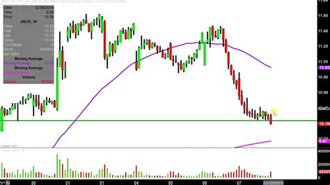 Direxion Daily Jr Gld Mnrs Bull 3X ETF JNUG Stock Chart Technical