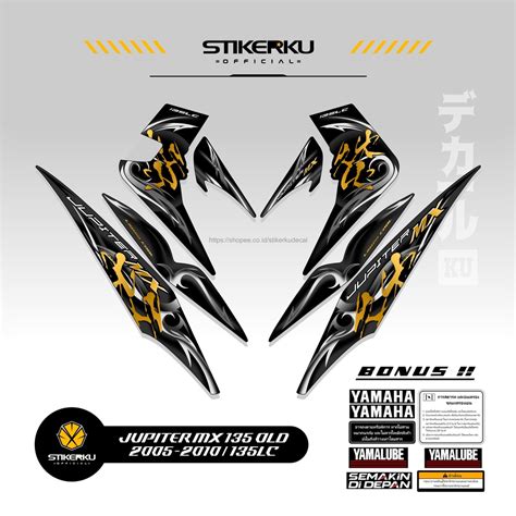 Jual Striping Yamaha Jupiter Mx Lama Edisi Tribal Kanji Old