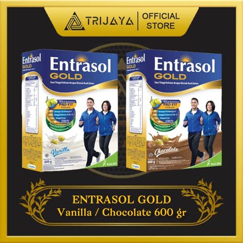 Jual Entrasol Gold 580 Gr 560 Gr Vanilla Vanila Chocolate Coklat