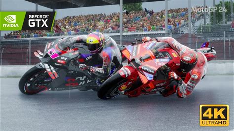 Motogp Pecco Bagnaia At Catalan Grand Prix Gameplay Wet