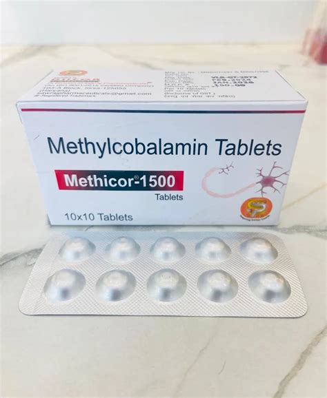 Methylcobalamin Mcg Tablet At Rs Stripe Methylcobalamin