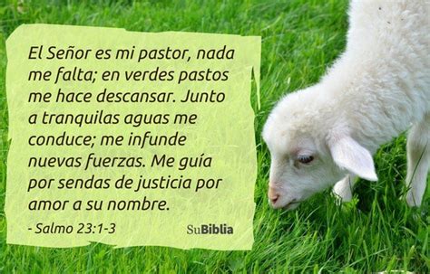 Salmo 23 de la Biblia el Señor es Mi Pastor