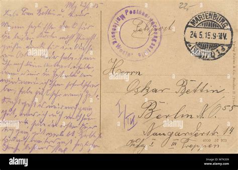 This Postcard Image Depicts Marienburg West Prussia Showing The