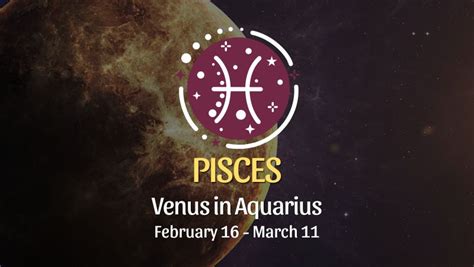 Pisces Venus In Aquarius Horoscope Horoscopeoftoday