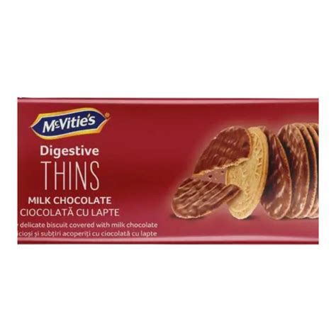 Mcvities Digestive Thin Milk Chocolate Biscuit 93g Chopbox