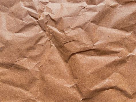 Crumpled Brown Paper Texture Pixcrafter