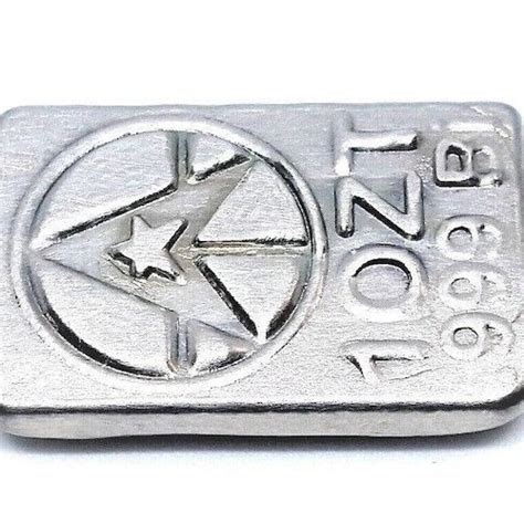 Troy Ounce Fine Indium Bullion Bar Hand Poured Hand Etsy