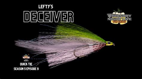 Fly Tying Lefty S Deceiver Youtube