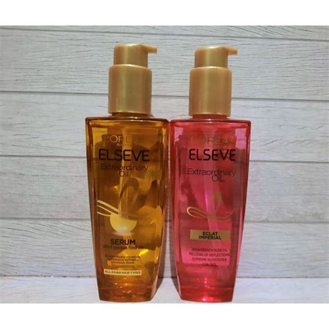 Jual Loreal Paris Elseve Extraordinary Oil Gold And Pink Hair Treatment Serum 100 Ml Shopee