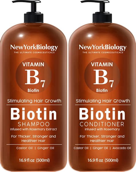 Buy Biotin Shampoo And Conditioner Set 500ml For Hair Growth And