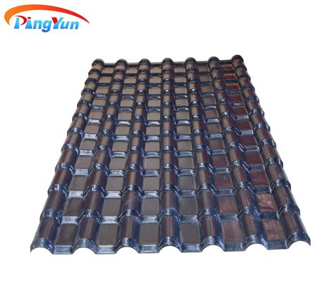 Synthetic Resin Tile Asa Coated Pvc Roof Sheet Royal Translucent Roof