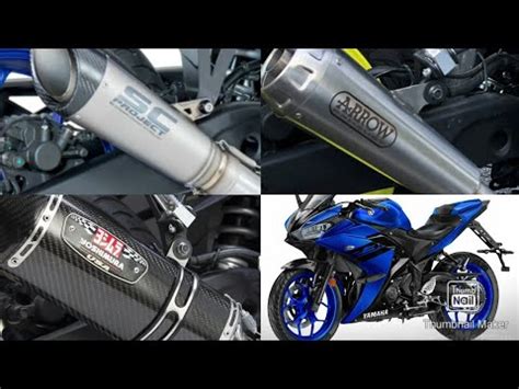 Yamaha R Sound Akrapovic Sc Project Yoshimura Toce Arrow Exhaust