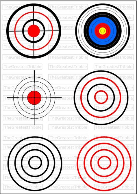 Bulls Eye Shooting Target Eps Svg Png  Vector Graphic Collection