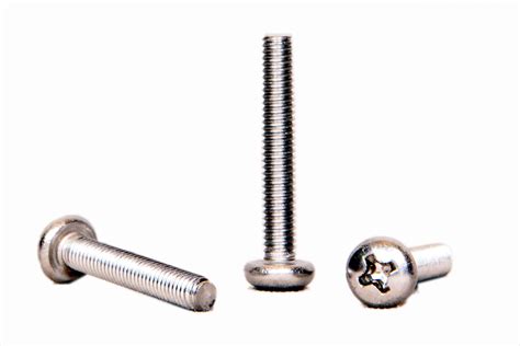 M4 M5 M6 Phillips Pan Head Machine Screws Bolts A2 304 Stainless Steel Din 7985 Ebay