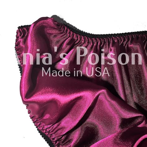 Mens Satin Bikini Silky High Gloss Shiny Hipster Full Cut Etsy