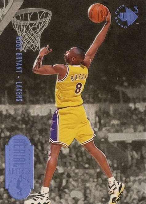 1996 Ud3 Kobe Bryant 43 Basketball Vcp Price Guide