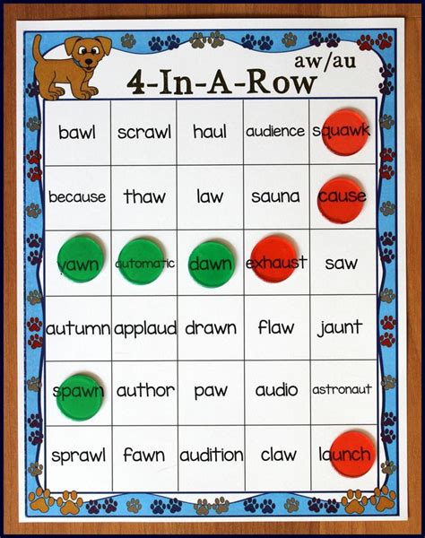 Au And Aw Word List