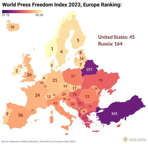 Индекс свободы прессы в странах Европы Пикабу