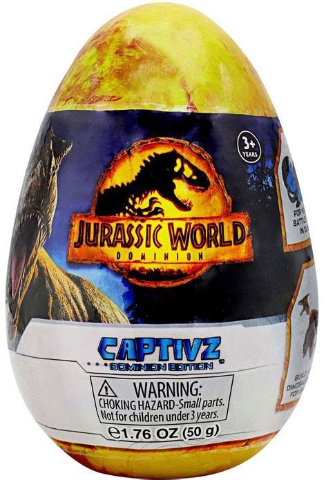 Jurassic World Dominion Captivz Dominion Edition Mystery Egg Pack 1