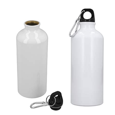 Botella De Aluminio Sublimable Incluye Gancho Met Lico Sublitextiles