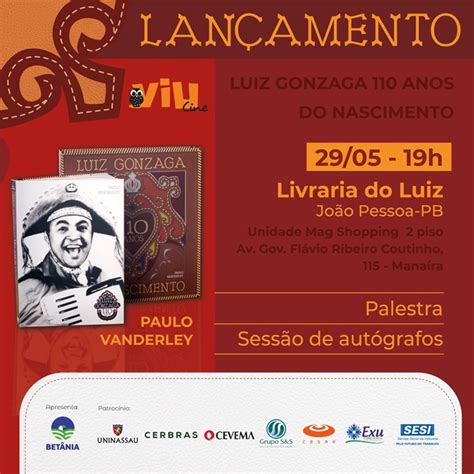 Livro Luiz Gonzaga 110 anos do Nascimento será lançado em João Pessoa