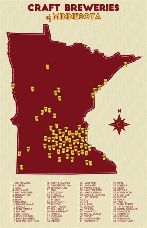 Best Breweries In Michigan Map Talia Ledbetter