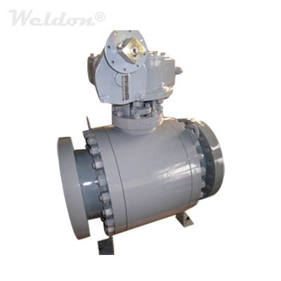 API 6D Top Entry Ball Valve ASTM A216 WCB 18 Inch 1500 LB RF Weldon