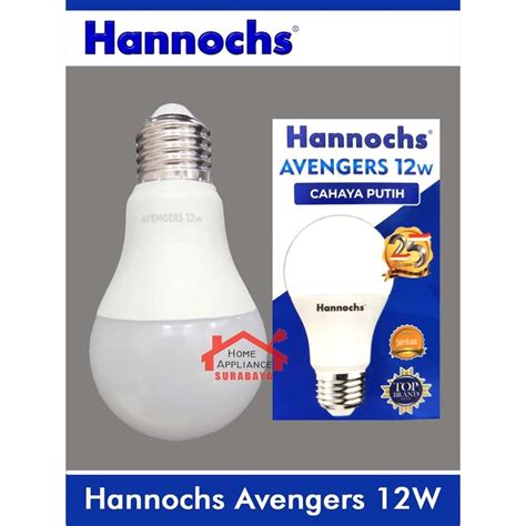 Jual Hannochs Avengers Led Bulb Bohlam Lampu Cahaya Putih W Watt