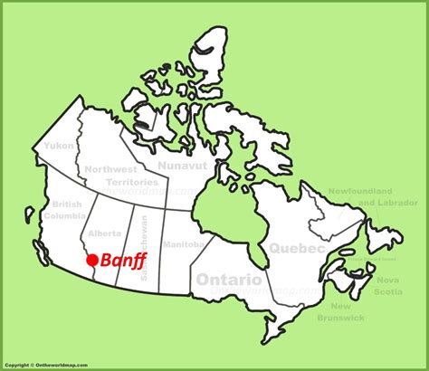 Banff Map | Alberta, Canada | Maps of Banff Sunshine and Banff National ...