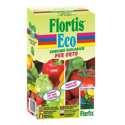 Concime Biologico Per Orto Pomodori 1kg Flortis Raccolti Sani E Gustosi