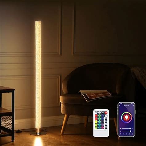 EDISHINE LED Floor Lamp Dimmable Standing Lamp Work With Alexa Google