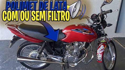 Escape Polimet De Lata Ou Sem Filtro Titan Ks Maycon Arag O