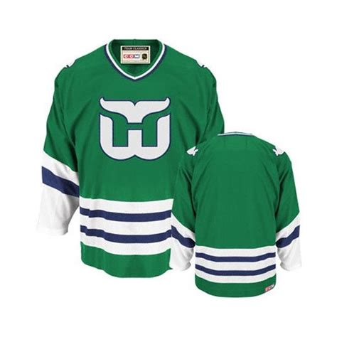 CCM Blank Authentic Throwback Green Jersey | Whalers Jerseys