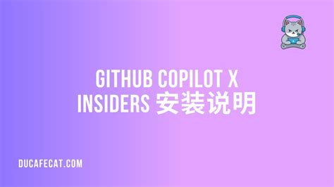 Github Copilot X Insiders Youtube