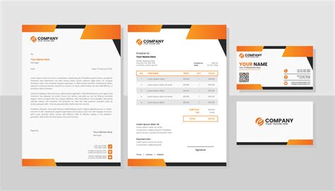 Corporate business stationery pack template 6314212 Vector Art at Vecteezy