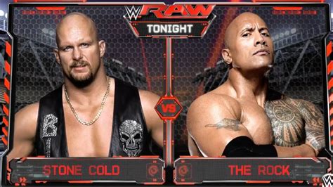 Wwe Stone Cold Vs The Rock Raw Youtube