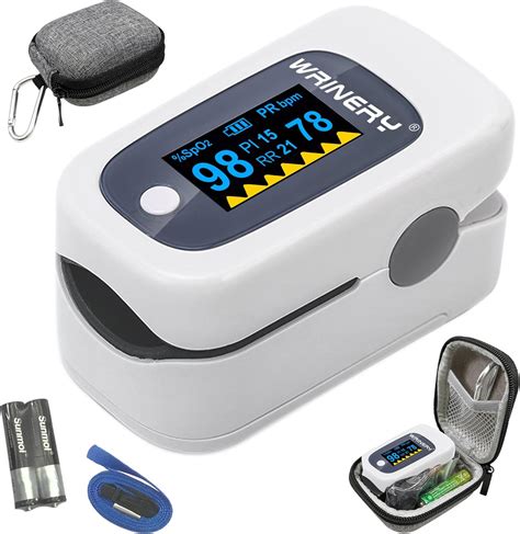 Buy WRINERY Fingertip Pulse Oximeter, Oxygen Saturation Monitor, O2 ...