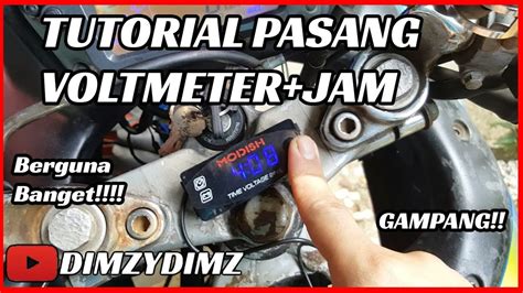 Tutorial Pasang Voltmeter Di Motor 2022 YouTube