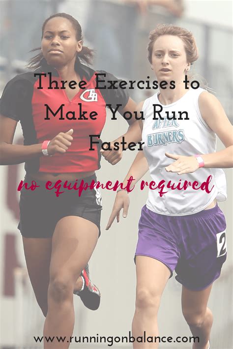 Three Exercises To Make You Run Faster No Equipment Required Running