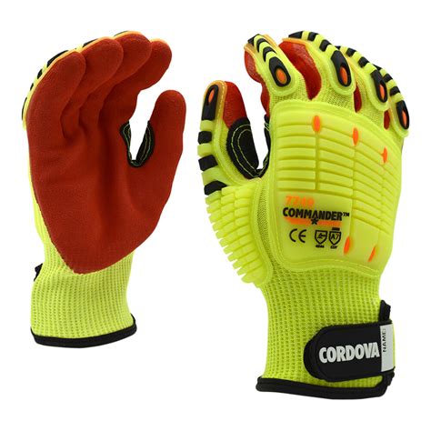 Cordova Commander Impact Hi Vis Yellow 13 Gauge HPPE Steel Glass