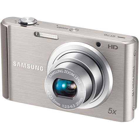 Samsung ST76 Compact Digital Camera (Silver) EC-ST76ZZFPSUS B&H
