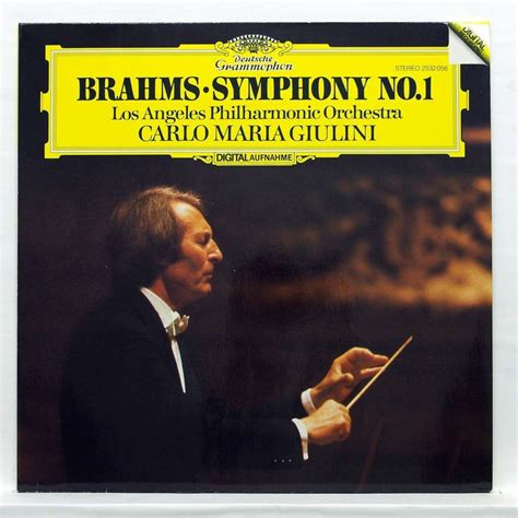 Brahms Symphony No In C Minor Op By Carlos Maria Giulini Lp With