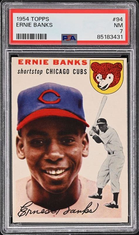 Ernie Banks 1954 Topps 94 Base Price Guide Sports Card Investor