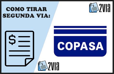 Segunda Via Copasa 2ª Pelo Site Aplicativo e Entre Outros