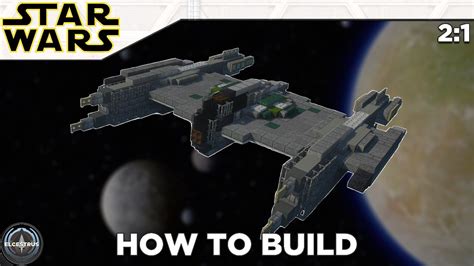 Rogue Class Starfighter Minecraft Star Wars Tutorial Youtube